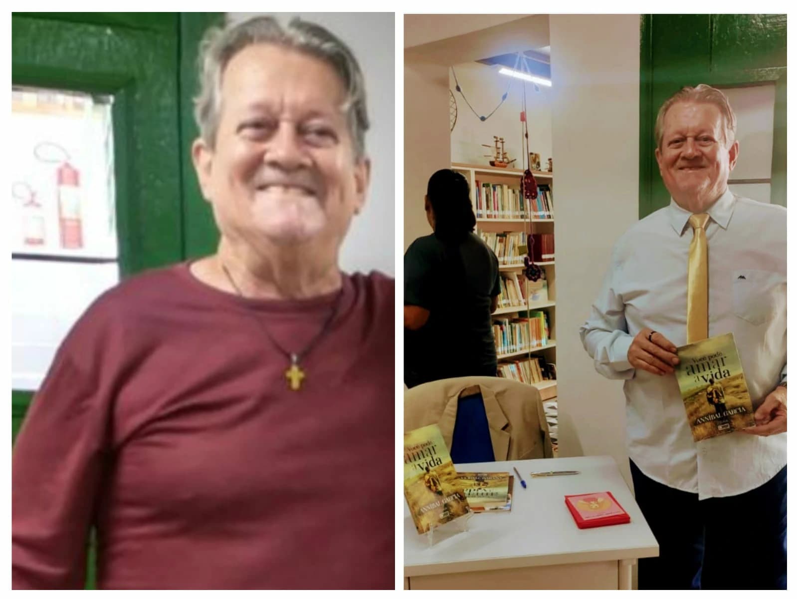 Leitor com o livro Você Pode Amar a Vida de Annibal Garcia - Registro 38
